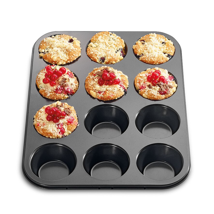 Tava pentru 12 briose, Kuchenprofi, Bake One, antiaderenta